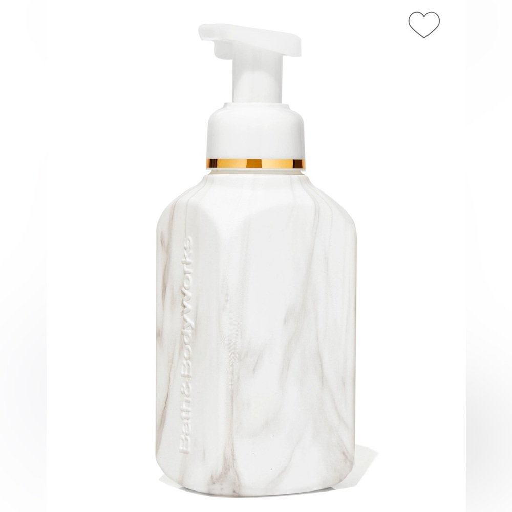 Bath & Body Works White Marble Gentle & Clean Foaming Hand Soap Dispenser
